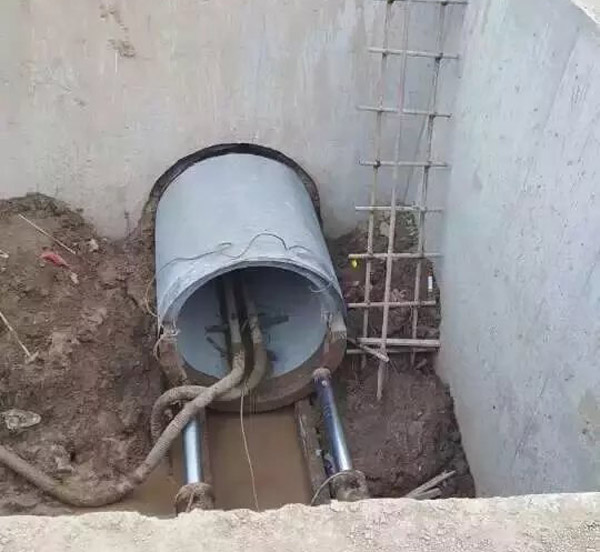 天津頂管機施工排水管道工程